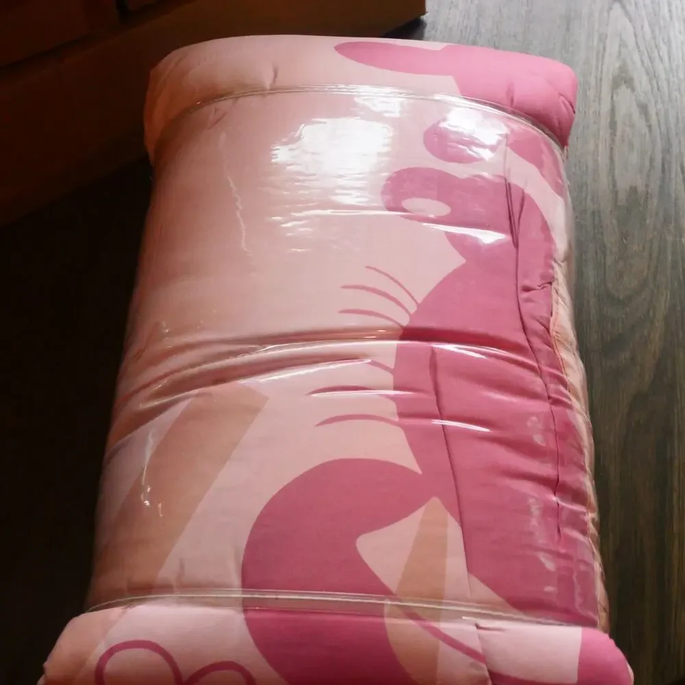 NEW Franco Disney Minnie Mouse 7 Pc Full  Double Comforter & Sheet Set PINK